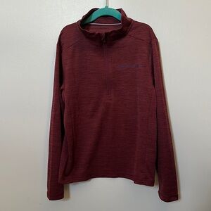 Vineyard Vines boys Maroon/Burgundy Sankaty pullover